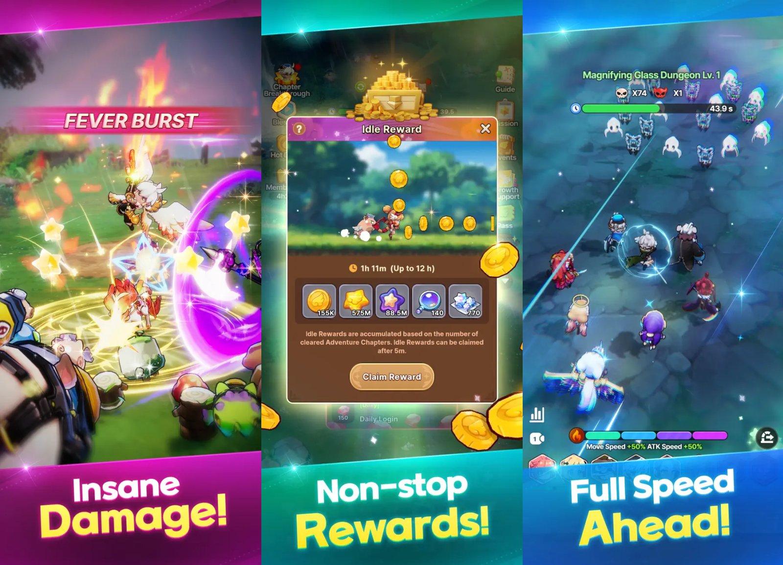 gale knights idle rpg capture jeu ipa iphone ipad