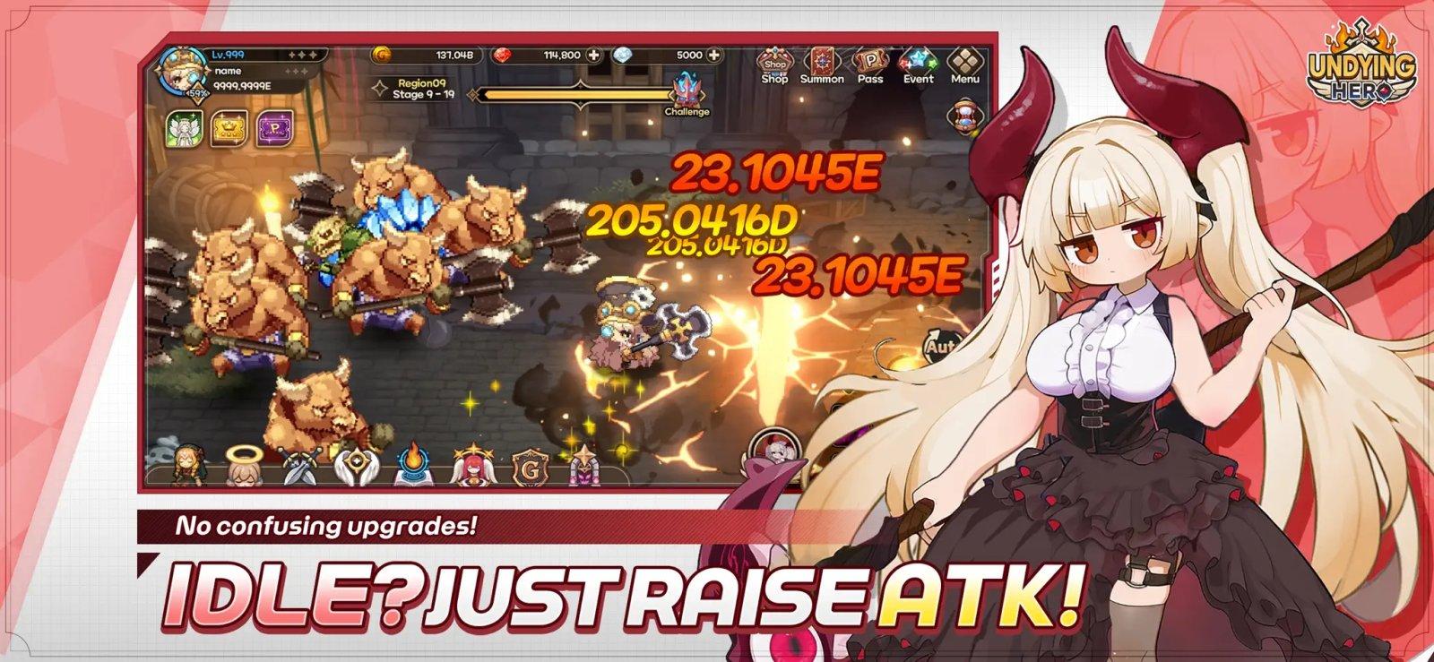 undying hero idle rpg capture jeu ipa iphone