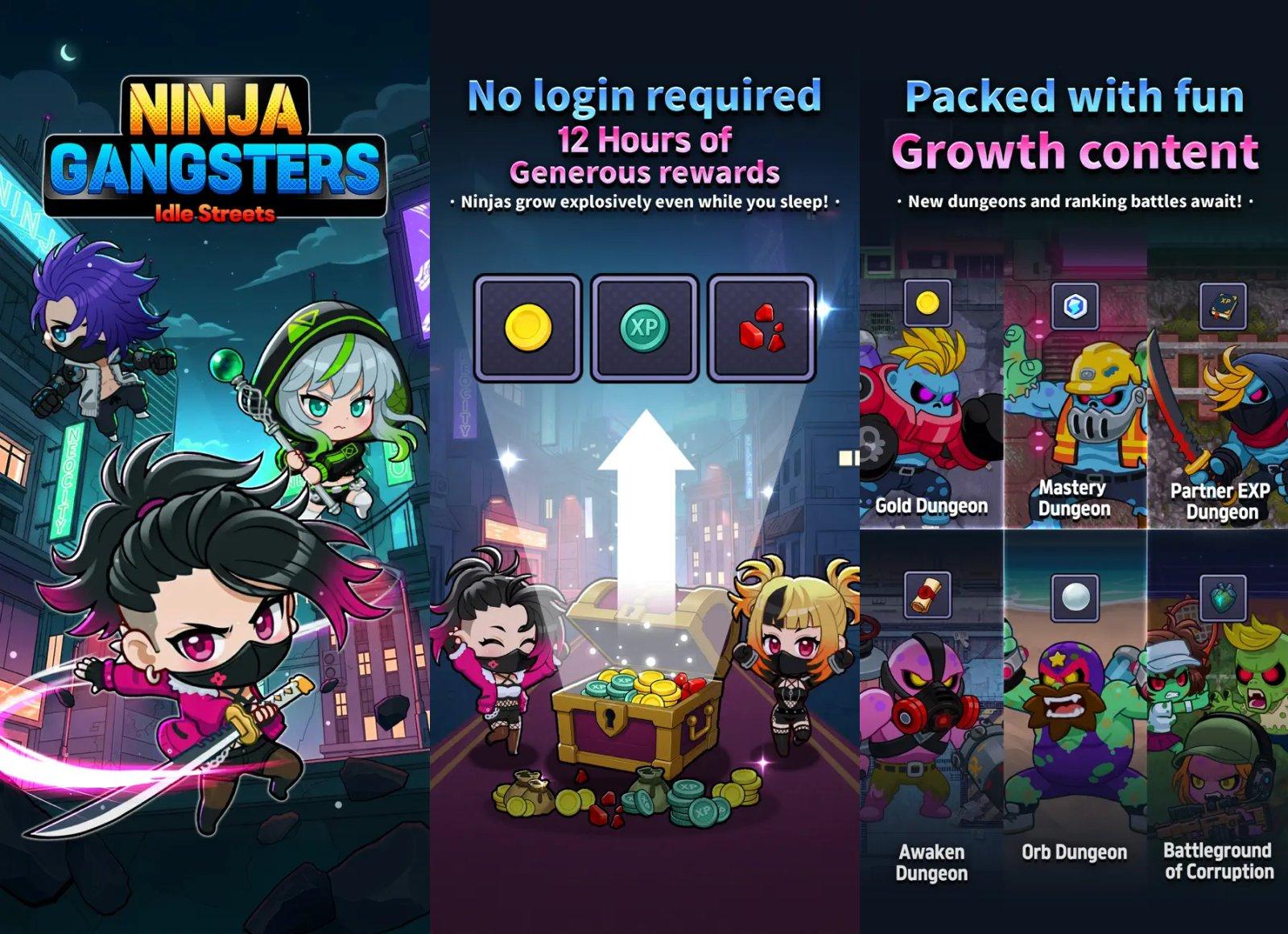 ninja gangsters idle streets capture jeu ipa iphone