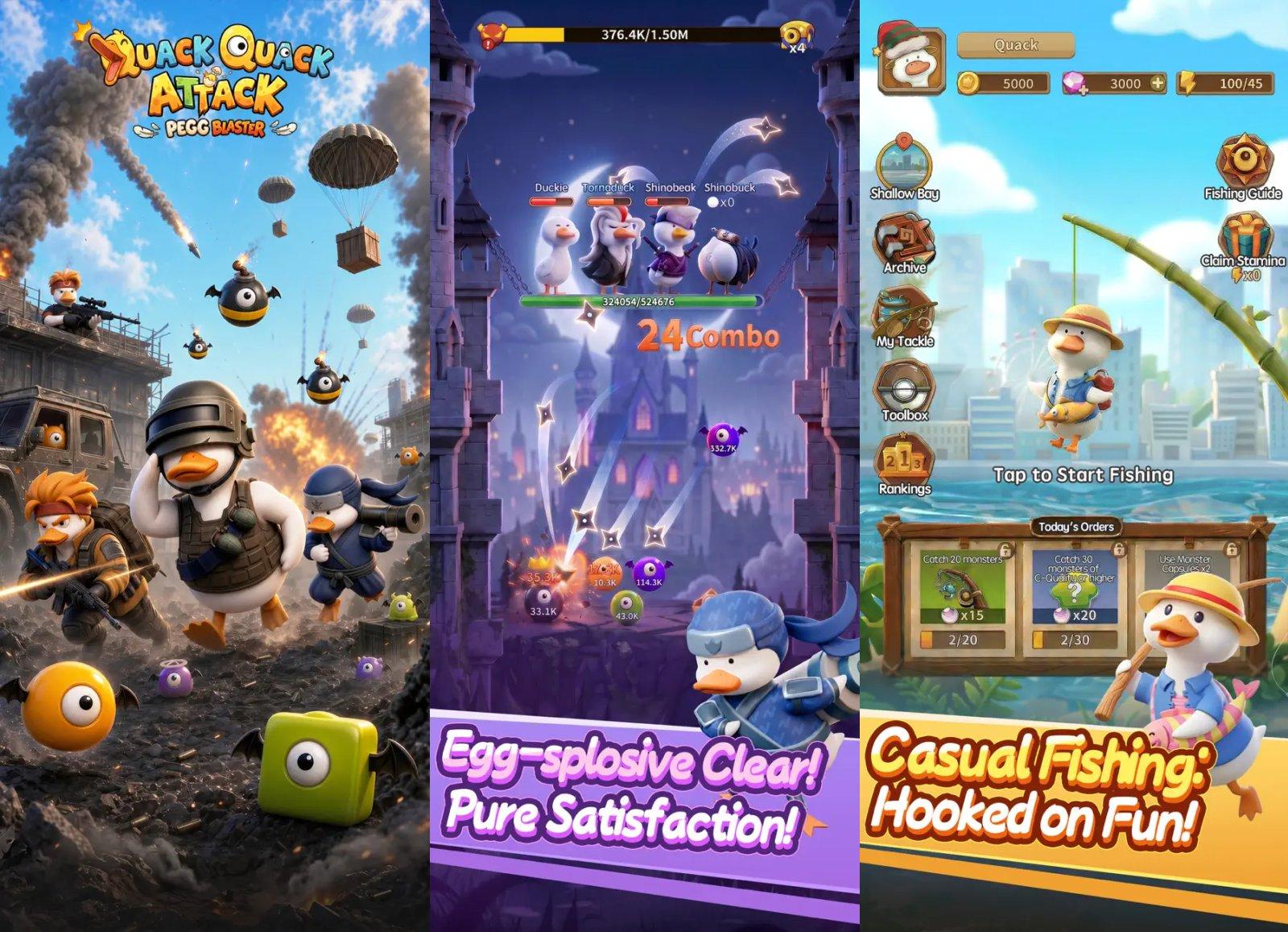 quack quack attack capture jeu ipa iphone
