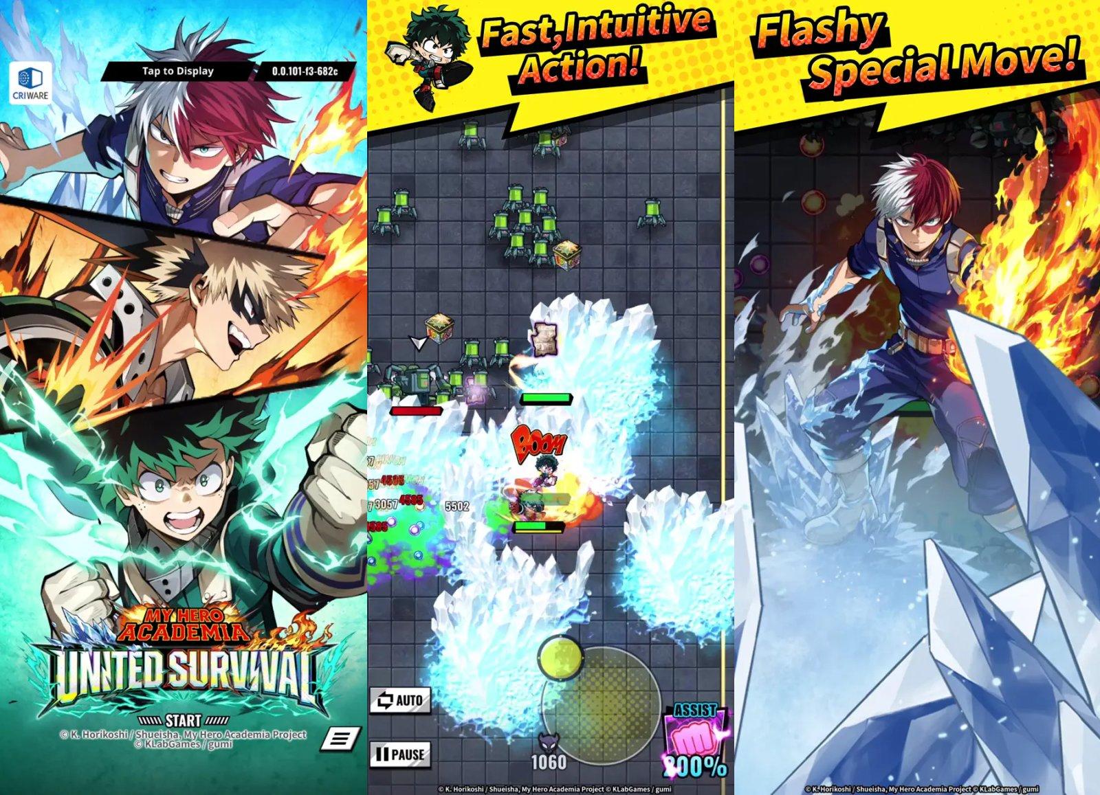 mha united survival capture jeu ipa iphone ipad