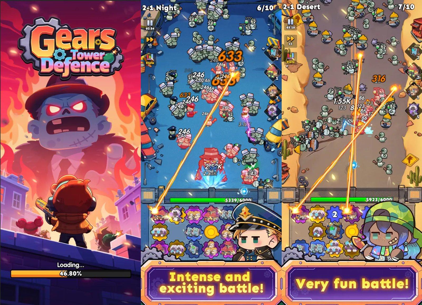gears tower defense capture jeu ipa iphone