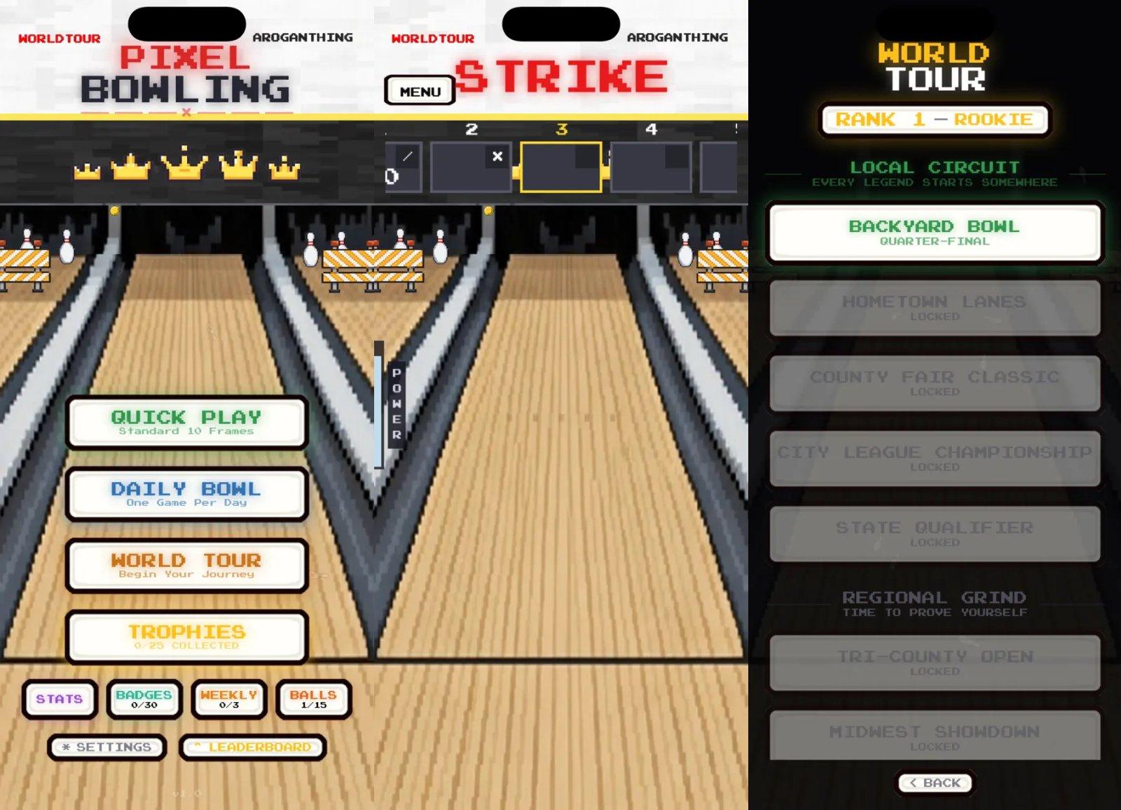 pixel bowling capture jeu ipa iphone