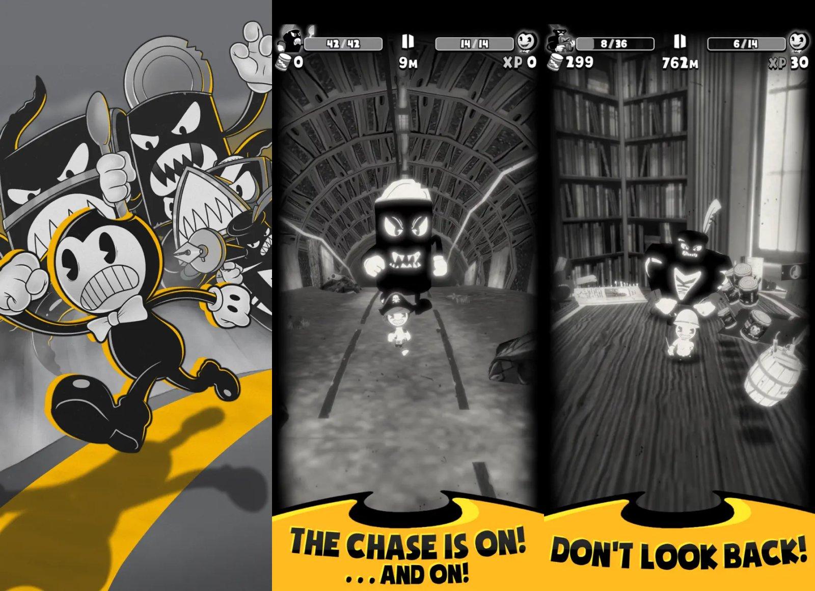 bendy s nightmare run capture jeu ipa iphone ipad