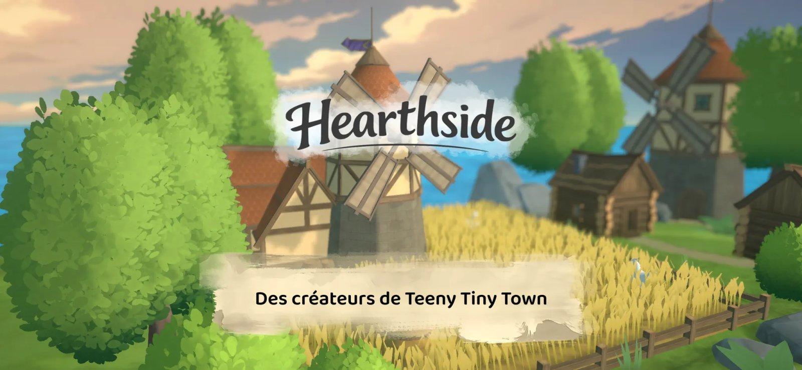 Hearthside : A Teeny Tiny Game est un puzzle de construction de ville paisible