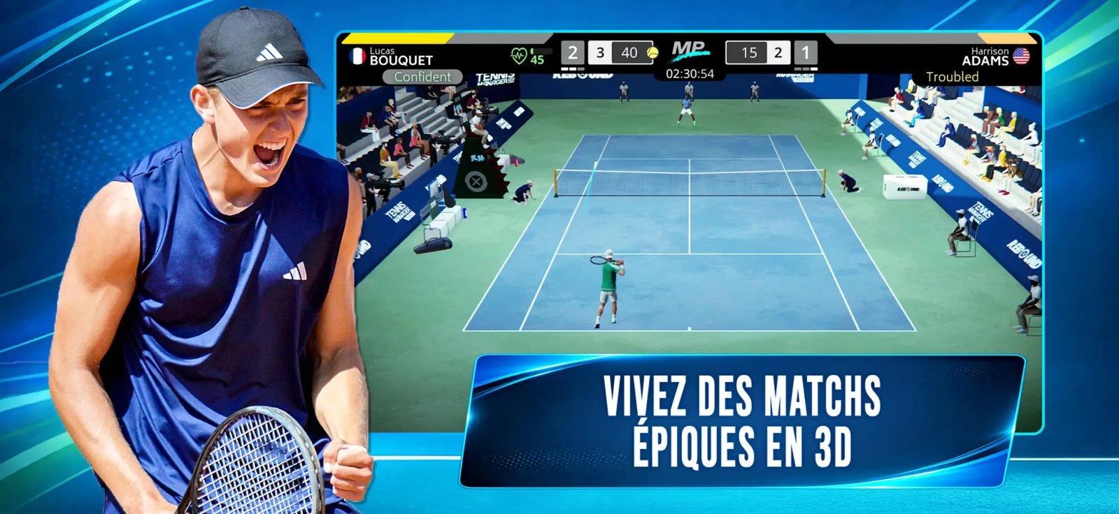 tennis manager 26 capture jeu ipa iphone