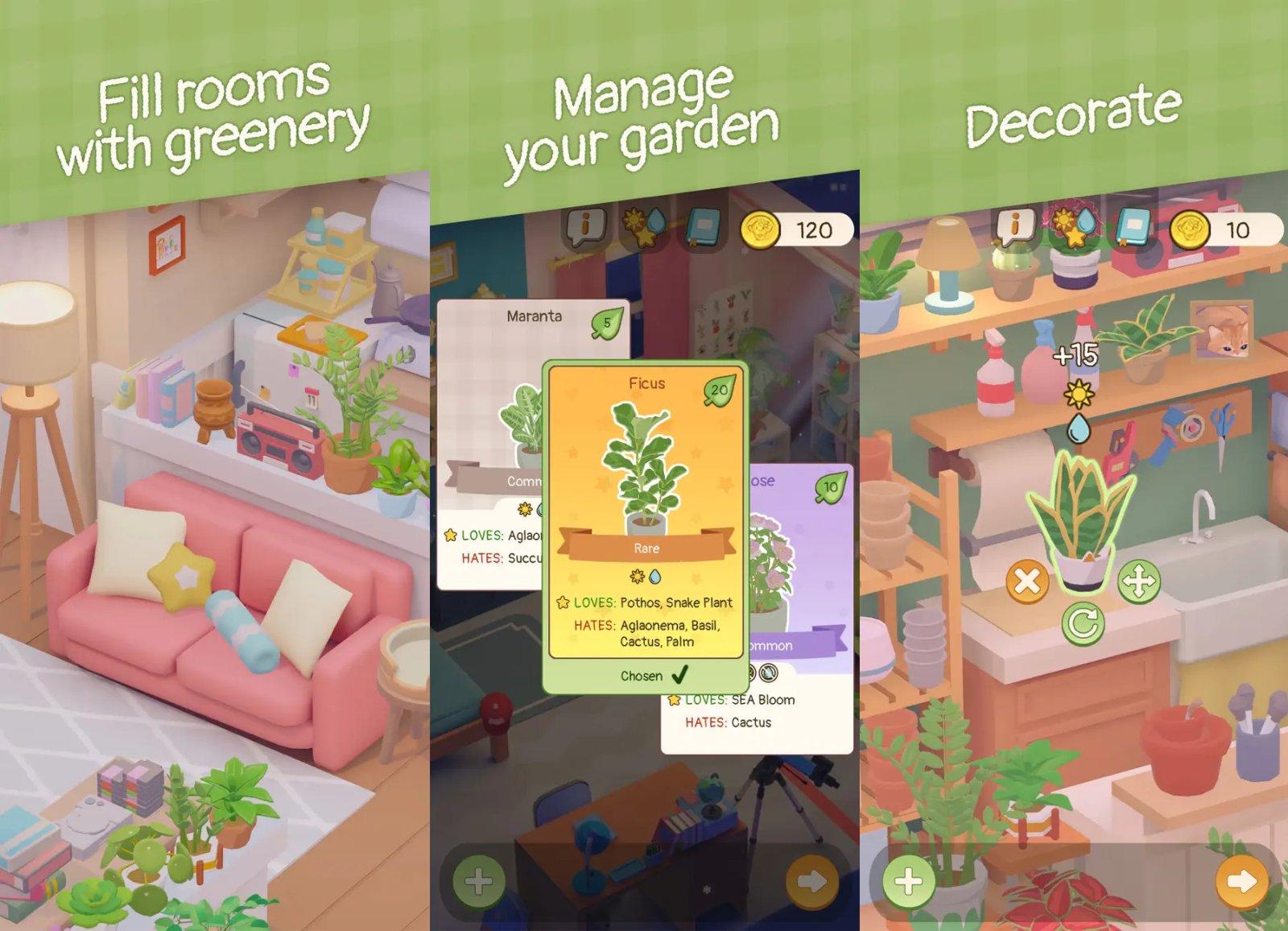 urban jungle cozy home garden capture jeu ipa iphone ipad
