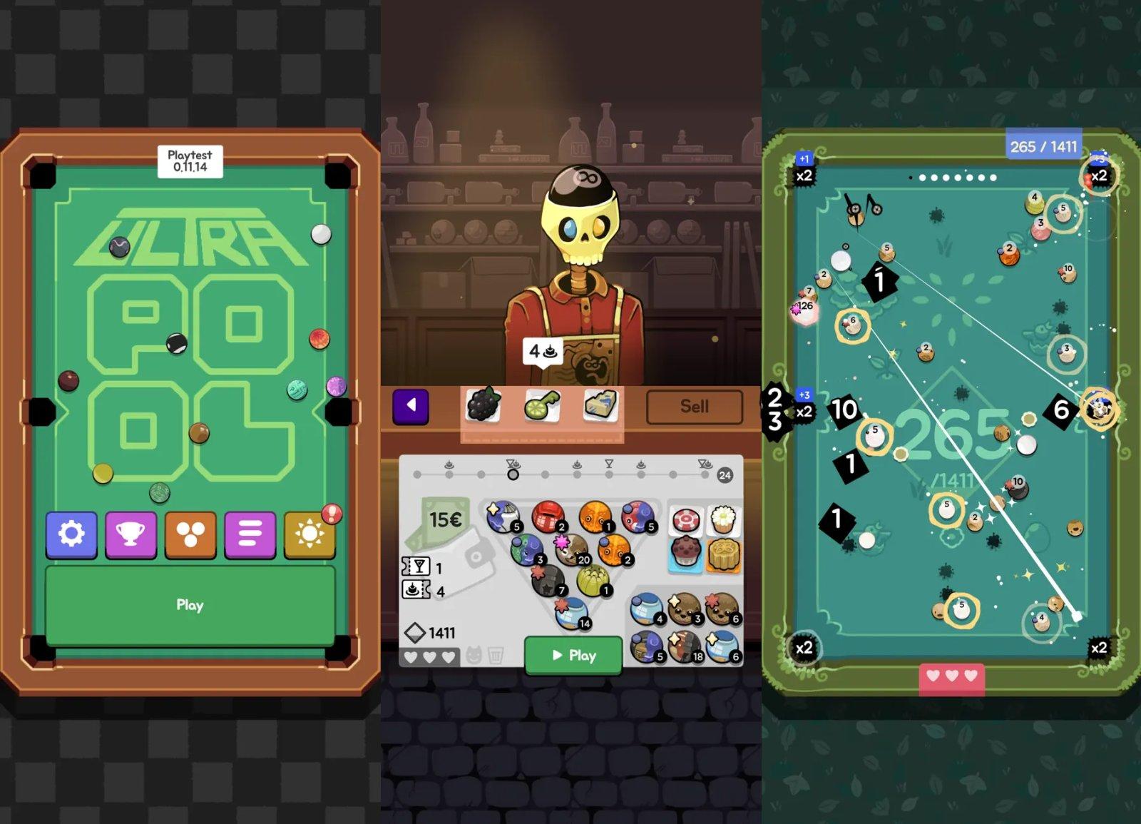 UltraPool : le billard en mode roguelite déjanté sur iPhone