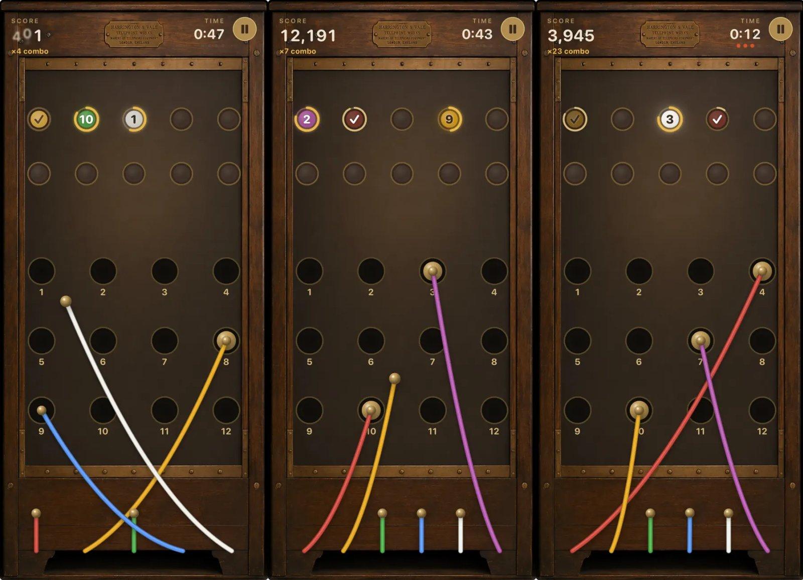 L'excellent Ringdown: Switchboard Puzzle est disponible sur iOS