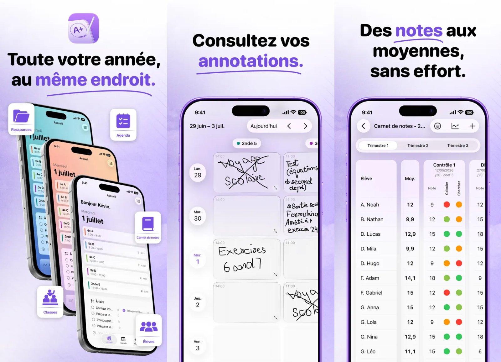 teachbook carnet du prof capture app ipa iphone ipad
