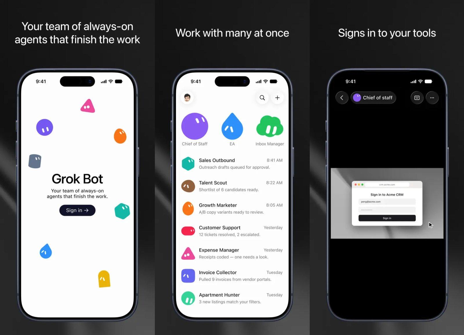 grok bot capture app ipa iphone
