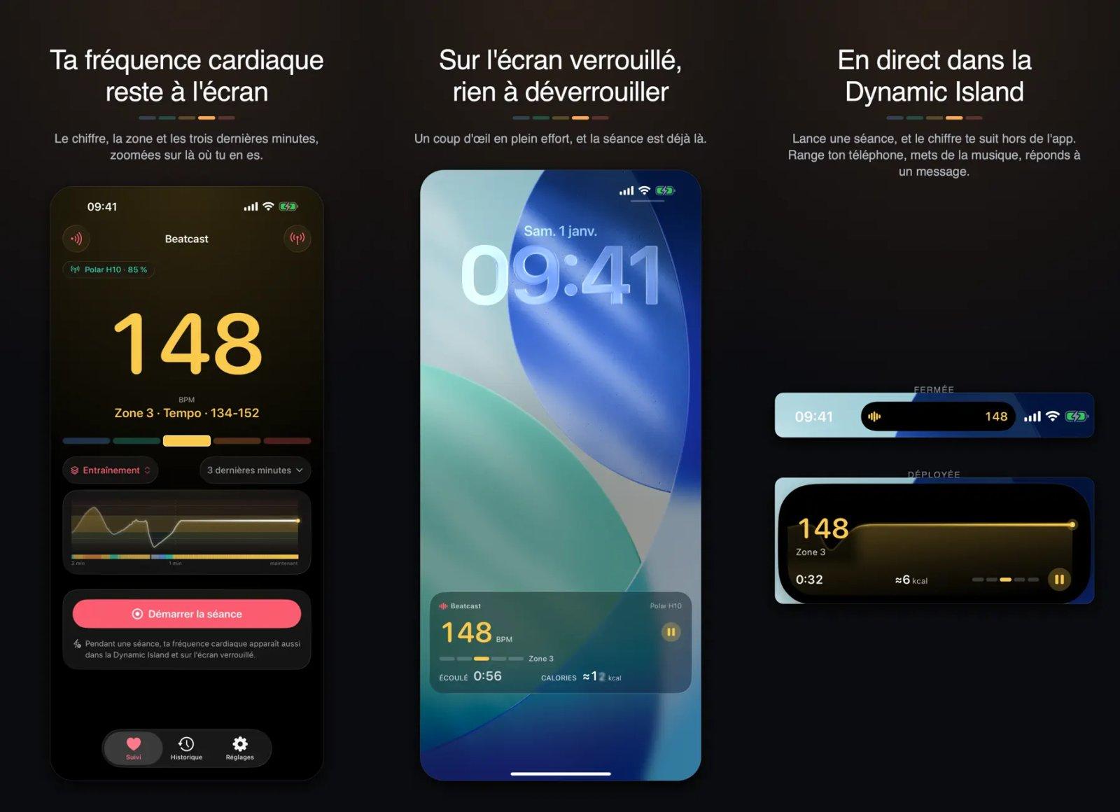 beatcast cardiofrequencemetre capture app ipa iphone ipad