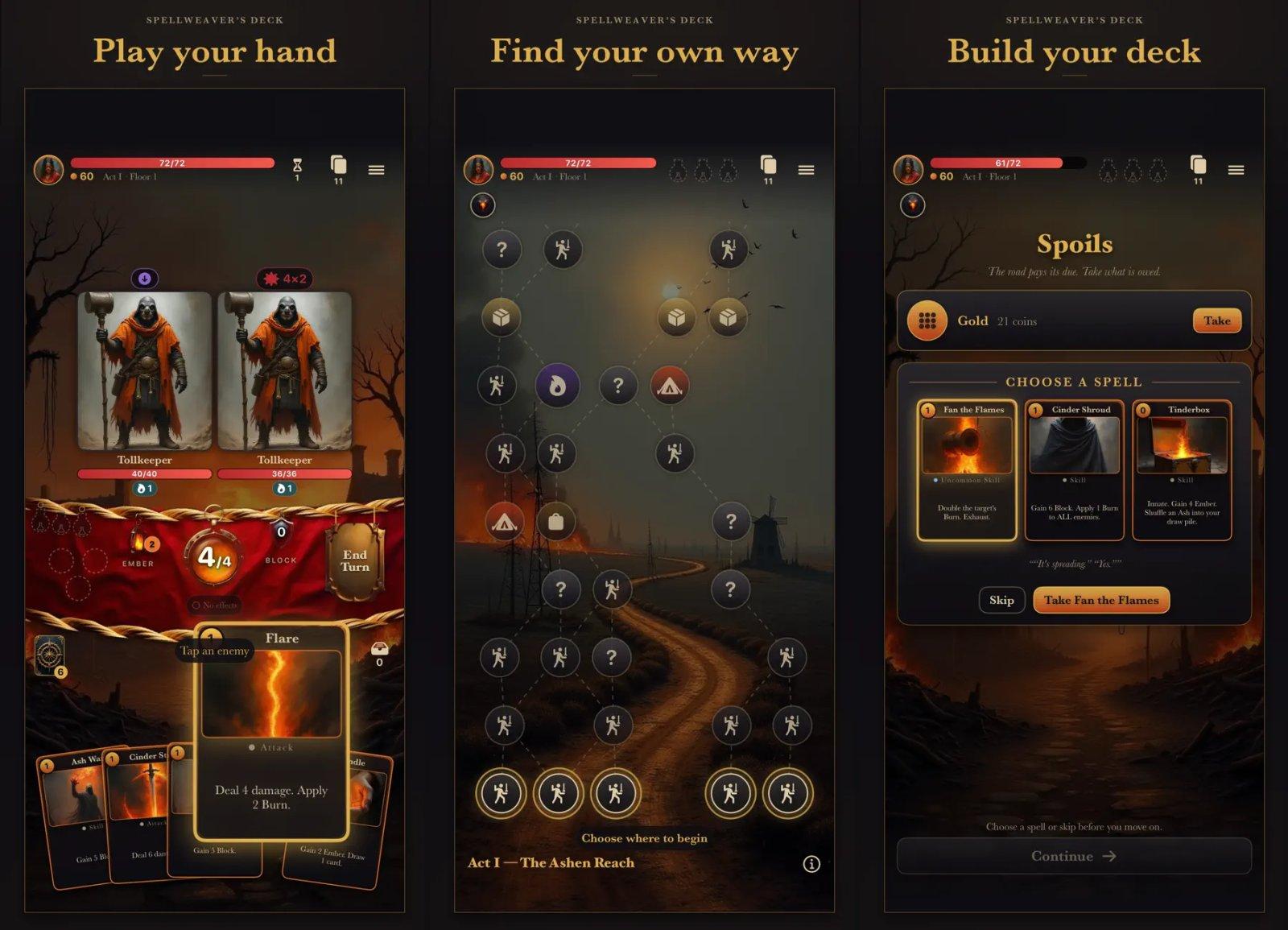 spellweaver s deck capture jeu ipa iphone ipad