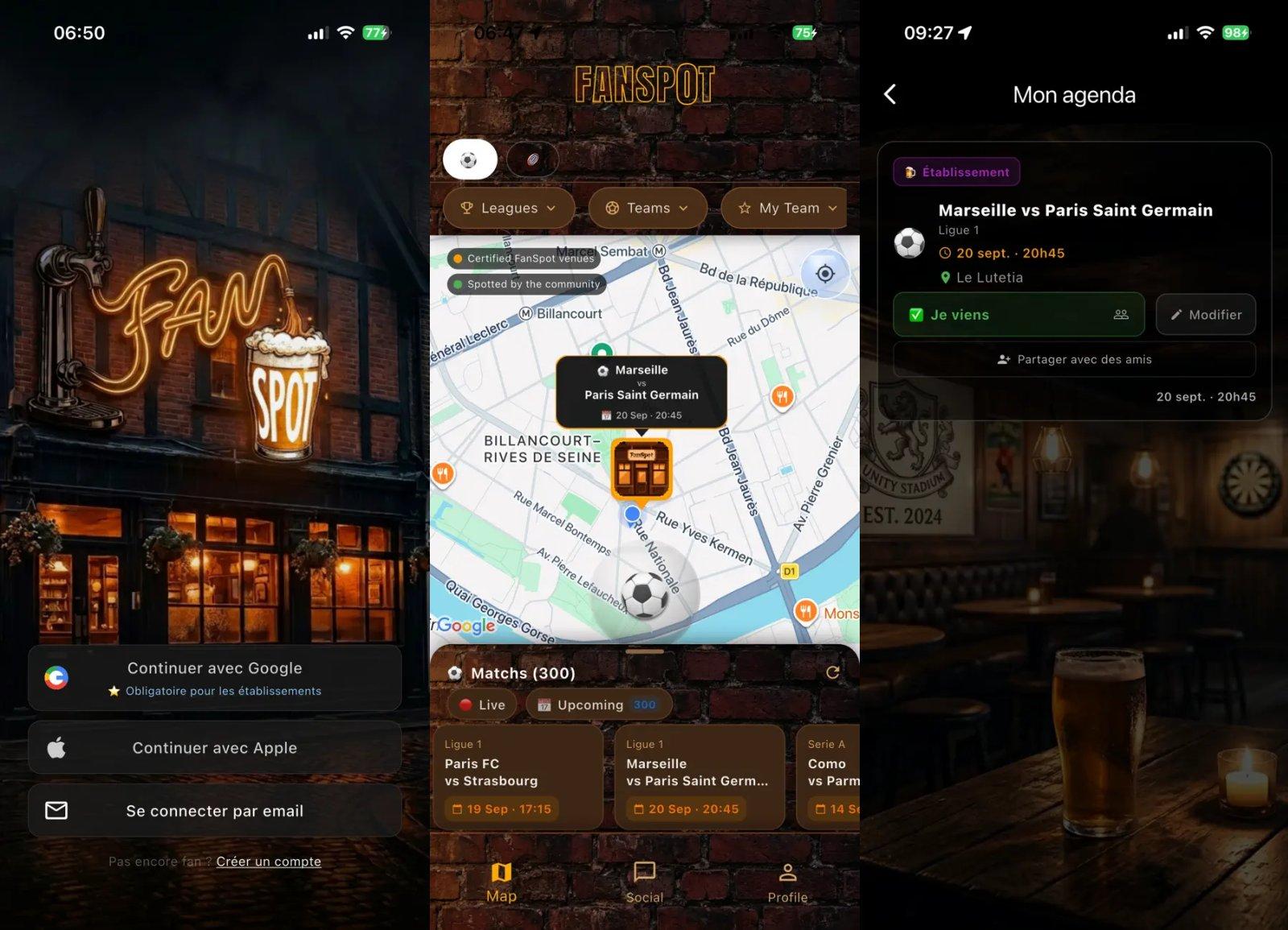 fanspot ou voir ton match capture app ipa iphone