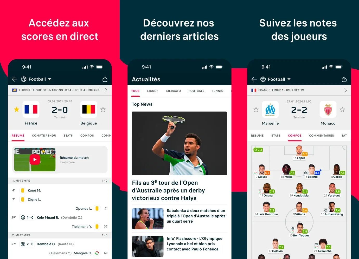 flashscore resultats actu iphone
