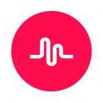 musical ly appli vidb osociale icon