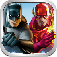 batman the flash hero run icon