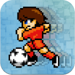 pixel cup soccer icon