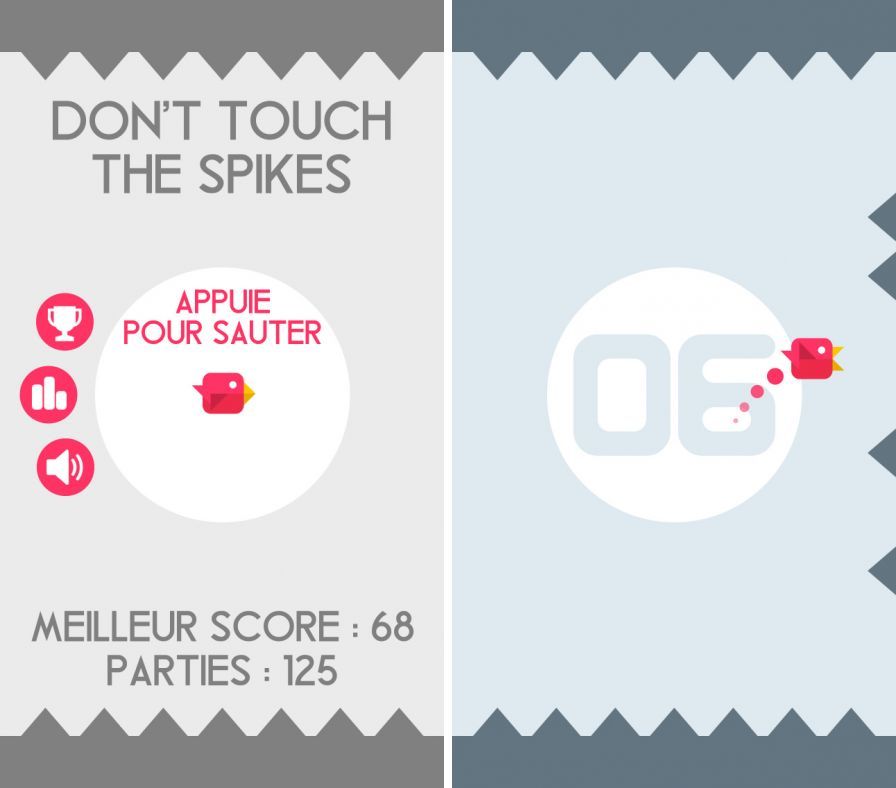 Don t touch 2. Игра don't Touch the Spikes. Don't Touch the Spikes все птицы. Spike. Рекорд Spikes.
