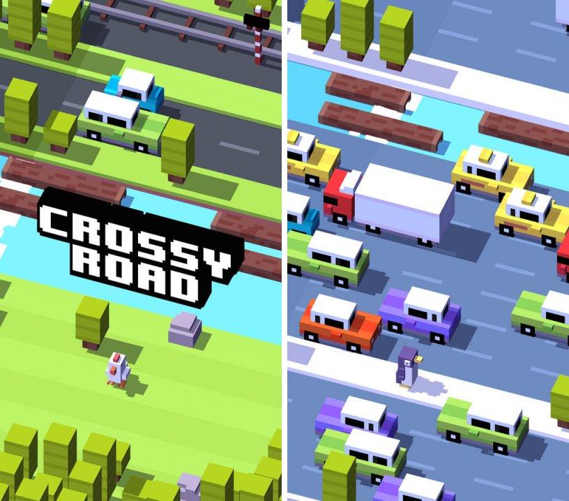 crossy road iphone app icon