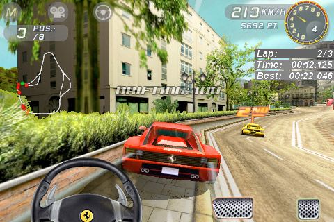 Test Ferrari GT Evolution iPhone