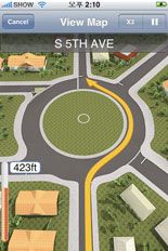 Un vrai GPS pour l'iPhone avec GMap