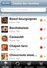 Recettes de cuisine iPhone What to Cook