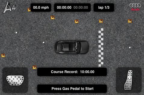 Audi A4 le jeu vidéo sur iPhone