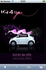 Toyota associe sur un site l'iQ et l'iPhone