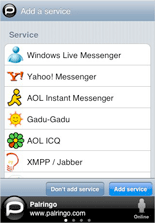 PalRingo messagerie instantanée gratuite sur Appstore