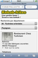 Kebab-Frites iPhone