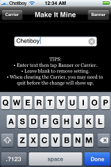 Modifier votre opérateur et l'heure avec MiM