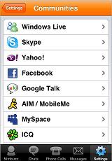 NimBuzz universel : Instant Messenger, Réseaux sociaux et VOIP