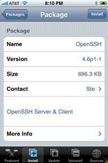 Se connecter en SSH sur iPhone Se connecter en SSH sur iPhone