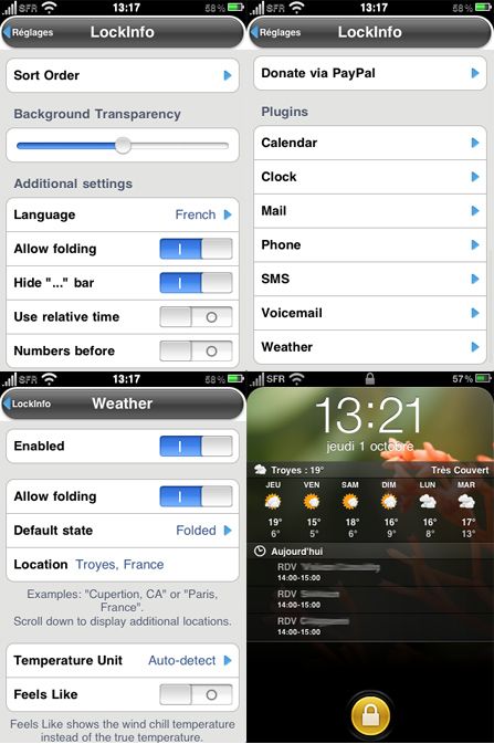 Marre de votre lockscreen? Essayez Lock Info