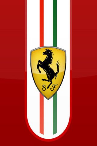 Fond écran pour iPhone Ferrari logo
