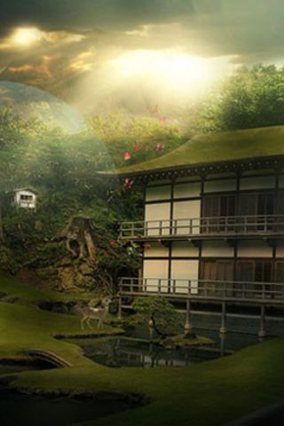 Fond écran pour iPhone abstrait