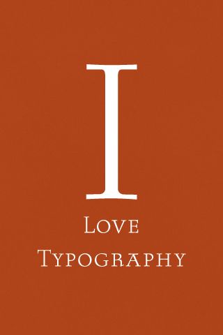 Fond écran pour iPhone typographie